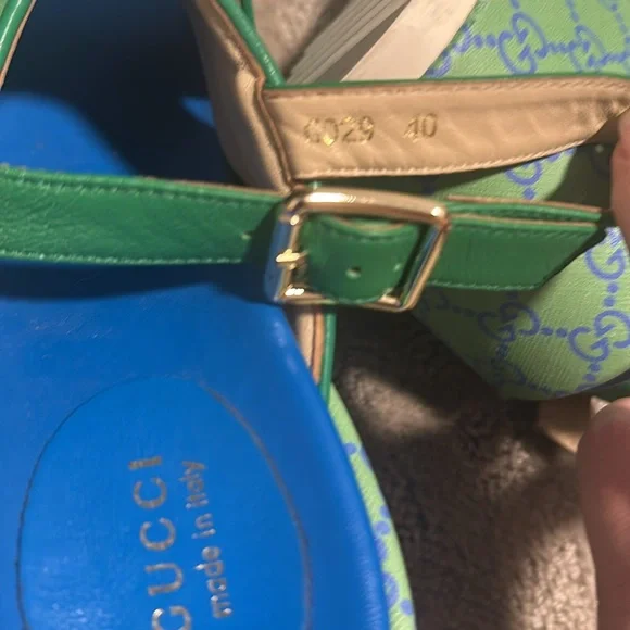 Gucci platform wedge sandals - Picture 4 of 5